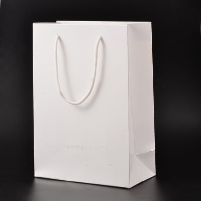 BOLSAS PAPEL KRAFT BLANCA 12X16MM
