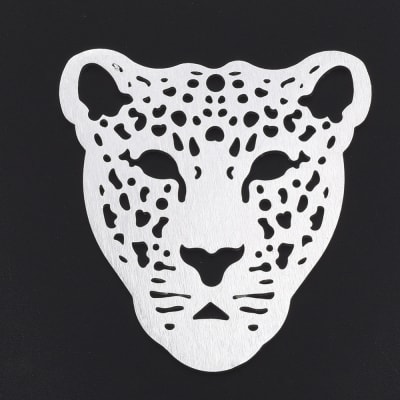 COLGANTES DE ALUMINIO LEOPARDO 53X50MM1