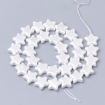 NACAR ESTRELLAS BLANCAS 14X15MM