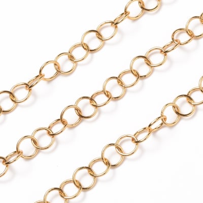 CADENA POR METRO B/O ESLABON CIRCULAR CONECTOR 8X1MM1