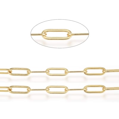 CADENA POR METRO B/O ESLABON OVALADO 12X4MM1