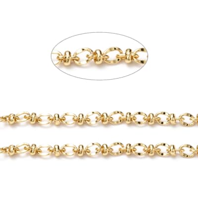 CADENA POR METRO B/O VINTAGE OVALADA 6X4MM1