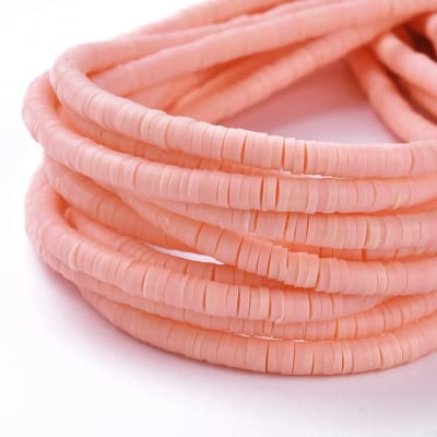 FIMO DISCOS 4MM ROSA
