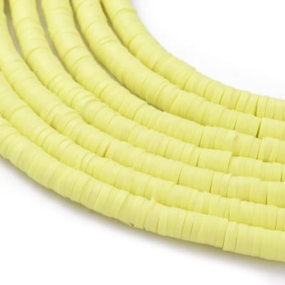 FIMO DISCOS 4MM AMARILLO CHAMPAGNE