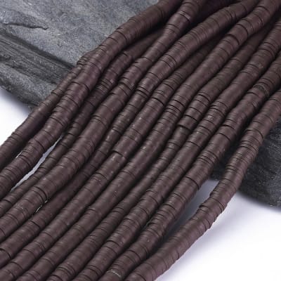 FIMO DISCOS 4MM SADDLE BROWN