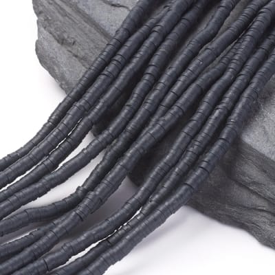 FIMO DISCOS 4MM NEGRO