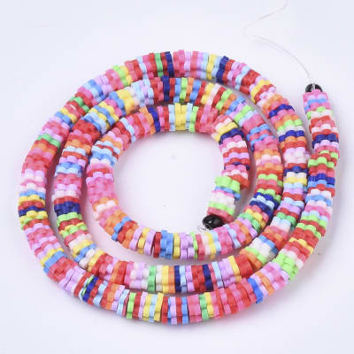 FIMO DISCOS 6MM FLORES COLORIDAS 5MM1