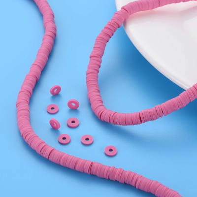 FIMO DISCOS 6MM ROJO VIOLETA PALIDO1