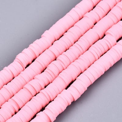 FIMO DISCOS 6MM ROSA CALIENTE