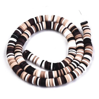FIMO DISCOS 6MM COCO MARRON1