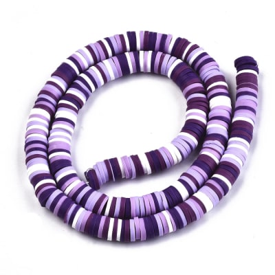 FIMO DISCOS 6MM TONOS LILA