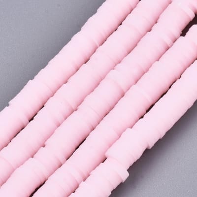 FIMO DISCOS 6MM ROSA PERLA CLARO