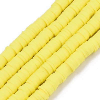 FIMO DISCOS 6MM AMARILLO CLARO