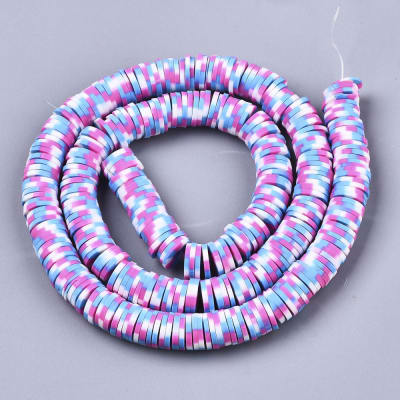 FIMO FIGURAS CUADRICULA 8MM AZUL/ROSA