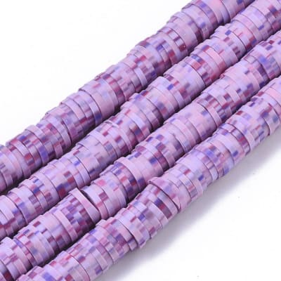 FIMO DISCOS 6MM CIRUELA CUADRADOS