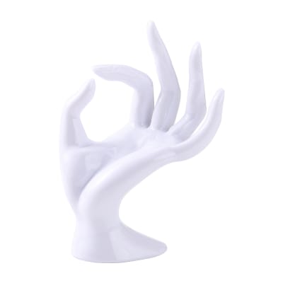 EXHIBIDOR MANO PARA ANILLOS