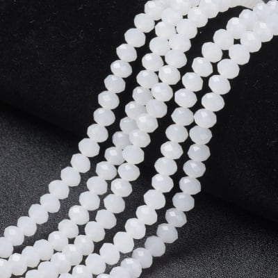 CRISTAL AUSTRIACO POR TIRA 4X3MM BLANCO