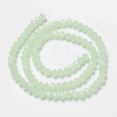 CRISTAL AUSTRIACO POR TIRA 6X5MM VERDE PALIDO