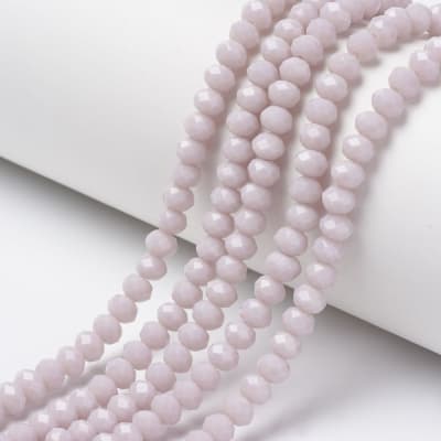 CRISTAL AUSTRIACO POR TIRA 3.5X3MM BLANCO CREMOSO