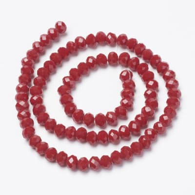 CRISTAL AUSTRIACO POR TIRA 4X3MM ROJO LADRILLO