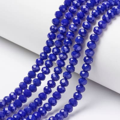 CRISTAL AUSTRIACO POR TIRA 4X3MM AZUL SOLIDO2