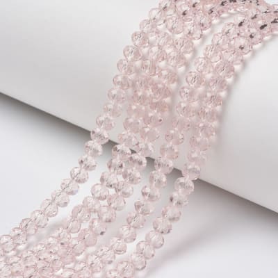 CRISTAL AUSTRIACO POR TIRA 3.5X3MM ROSA1