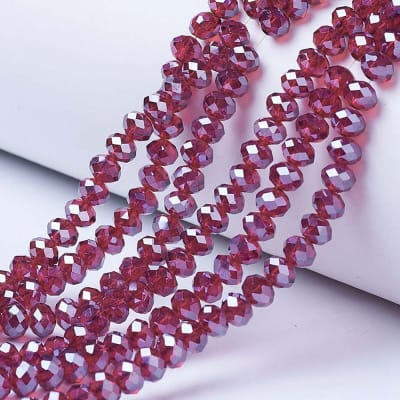 CRISTAL AUSTRIACO POR TIRA 4X3MM ROJO VIOLETA2