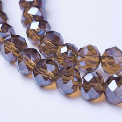 CRISTAL AUSTRIACO POR TIRA 4X3MM TIERRA DE SIENA