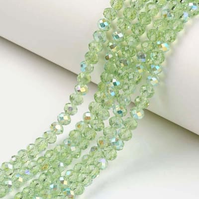 CRISTAL AUSTRIACO POR TIRA 4X3MM VERDE CLARO1