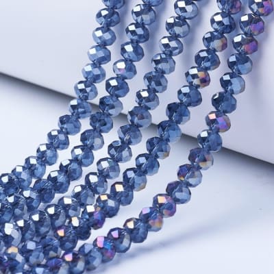 CRISTAL AUSTRIACO POR TIRA 6X5MM AZUL MARINO2
