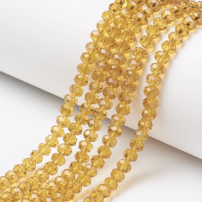 CRISTAL AUSTRIACO POR TIRA 6MM VARA DE ORO2
