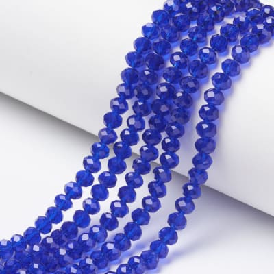 CRISTAL AUSTRIACO POR TIRA 6X5MM AZUL 22