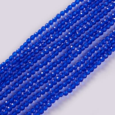 CRISTAL AUSTRIACO POR TIRA 2MM AZUL