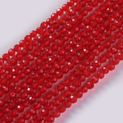 CRISTAL AUSTRIACO POR TIRA 2MM ROJO1