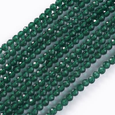 CRISTAL AUSTRIACO POR TIRA 2MM VERDE