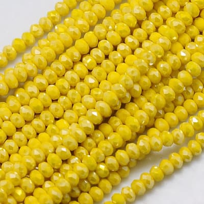 CRISTAL AUSTRIACO POR TIRA 3.5X2.5MM ORO AB3