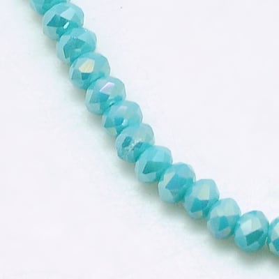 CRISTAL AUSTRIACO POR TIRA 3MM VERDE MAR AB1