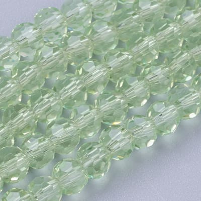 CRISTAL AUSTRIACO POR TIRA 4MM VERDE PALIDO