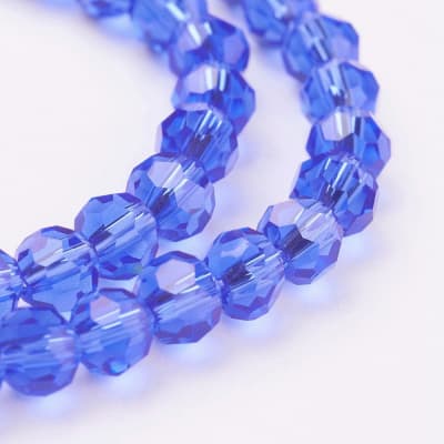 CRISTAL AUSTRIACO POR TIRA 4MM AZUL
