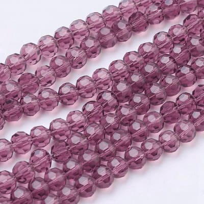 CRISTAL AUSTRIACO POR TIRA 4MM PURPURA TRASLUCIDO