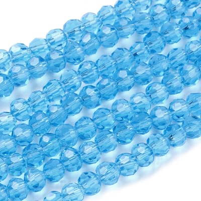 CRISTAL AUSTRIACO POR TIRA 4MM AZUL CIELO TRASLUCIDO