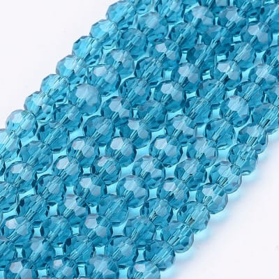 CRISTAL AUSTRIACO POR TIRA 4MM AZUL ACERO