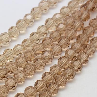 CRISTAL AUSTRIACO POR TIRA 4X3MM BURLYWOOD1
