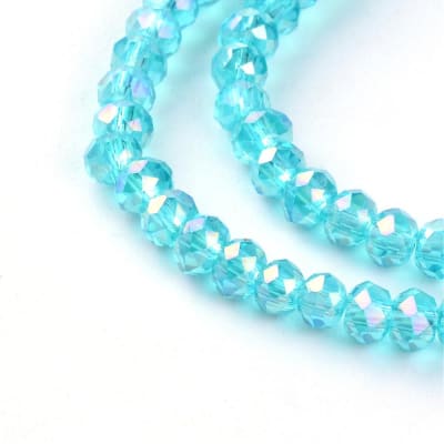 CRISTAL AUSTRIACO POR TIRA 3X2MM AZUL CIELO