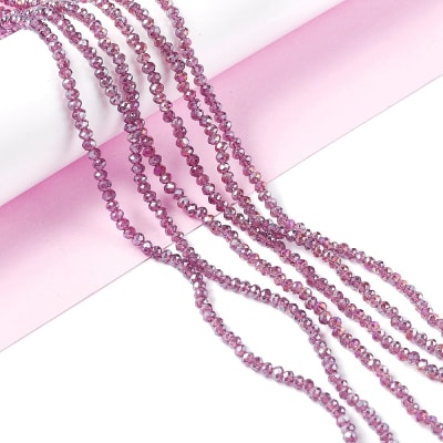 CRISTAL AUSTRIACO POR TIRA 3X2MM MARRON ROSADO 21