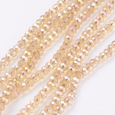 CRISTAL AUSTRIACO POR TIRA 3X2MM ELECTROPLATE PERU