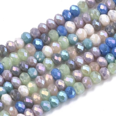 CRISTAL AUSTRIACO POR TIRA 3X2.5MM AZUL REAL