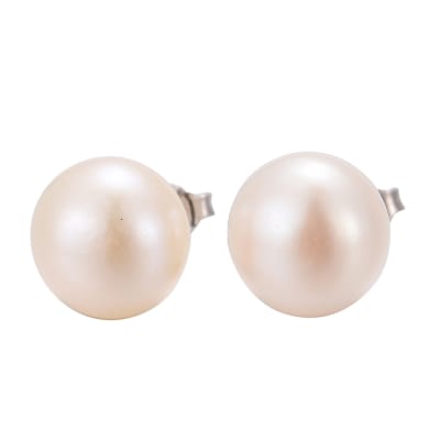 PENDIENTES PLATA PERLA 10MM2