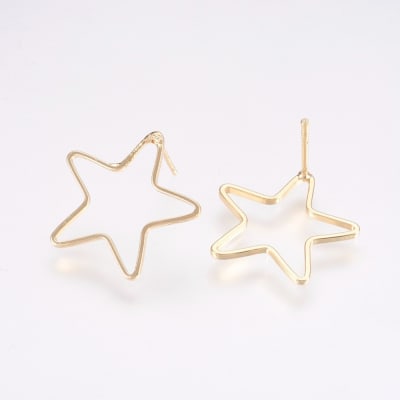 BASE DE ARO B/O ESTRELLA SILUETA 22MM1