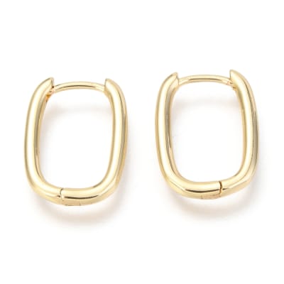 ARO LISTO B/O HUGGIE OVAL 16X12MM1